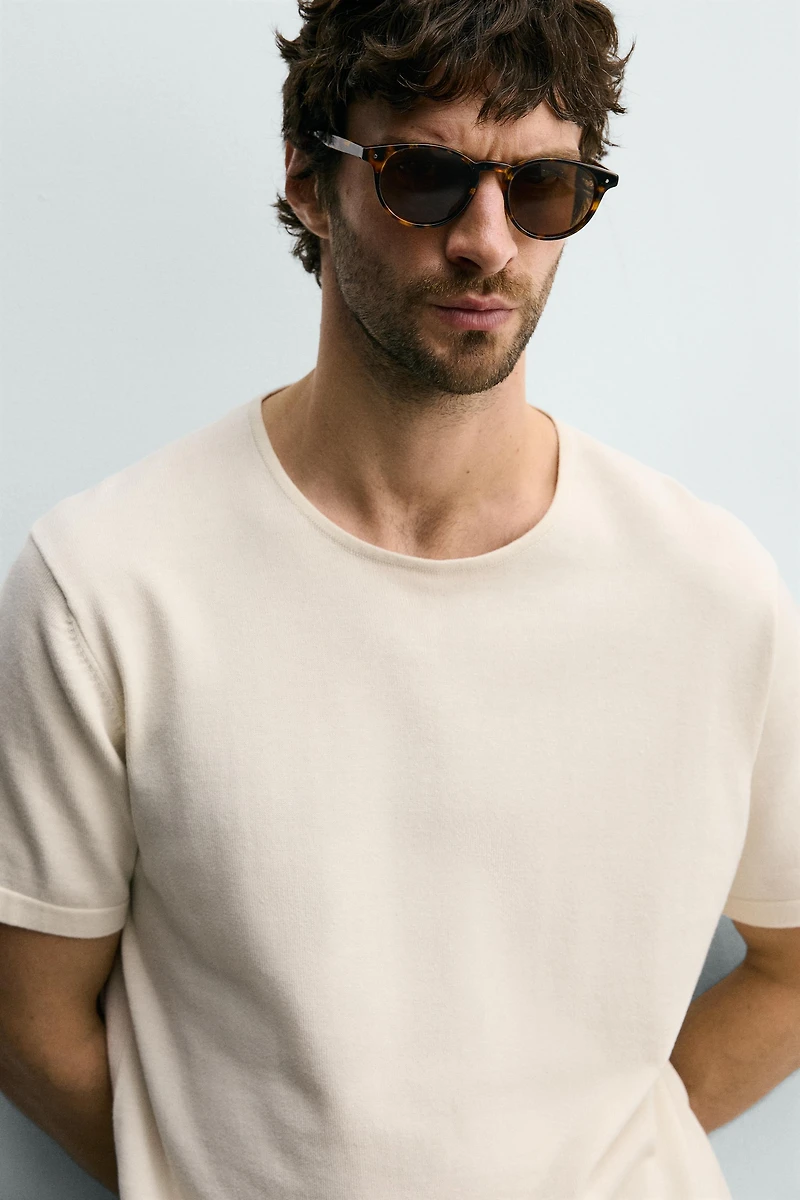REGULAR FIT KNIT T-SHIRT