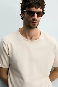 REGULAR FIT KNIT T-SHIRT