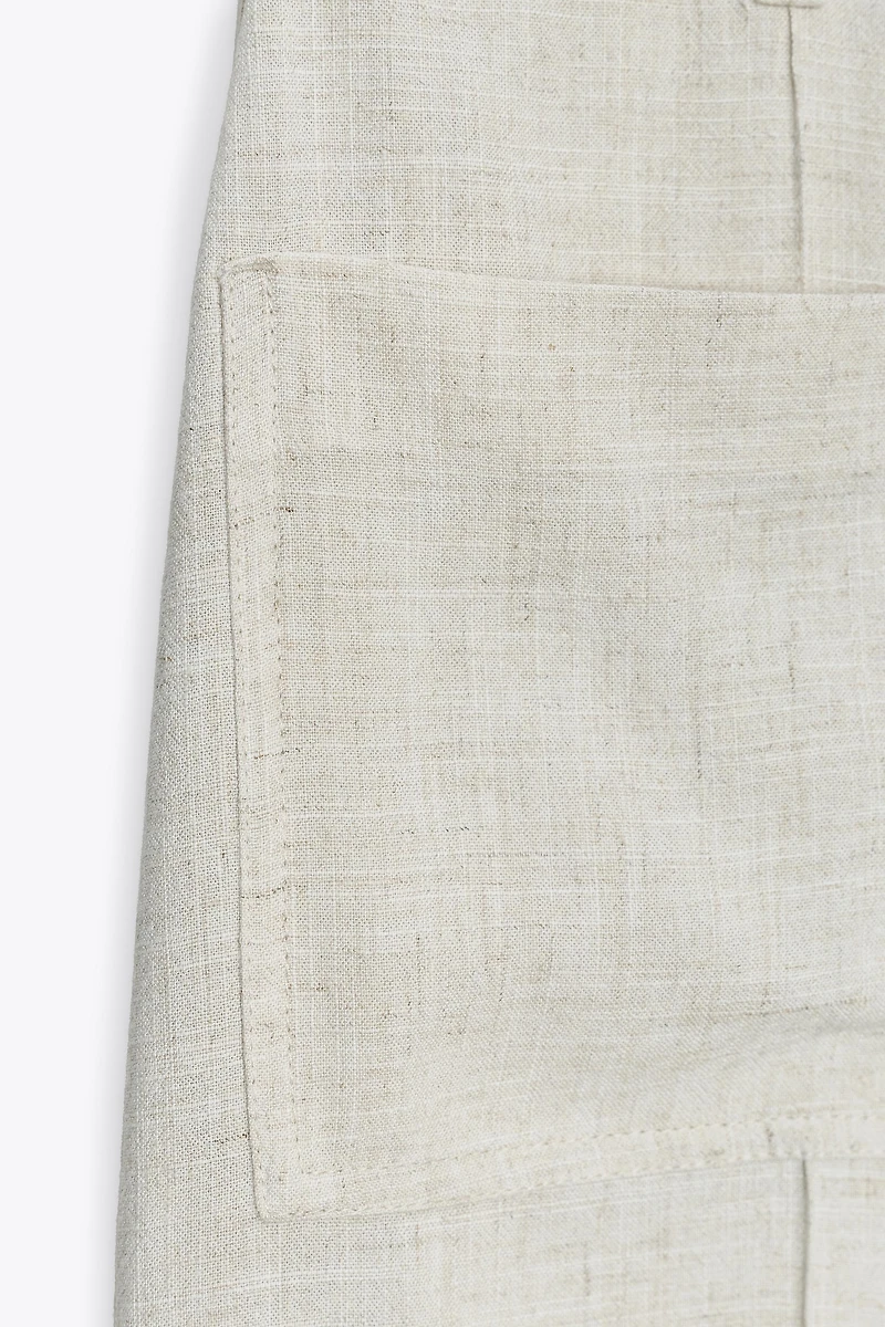 LINEN BELTED CULOTTES