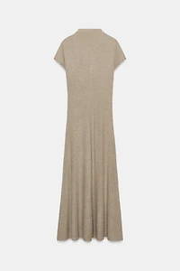 HIGH NECK MAXI DRESS