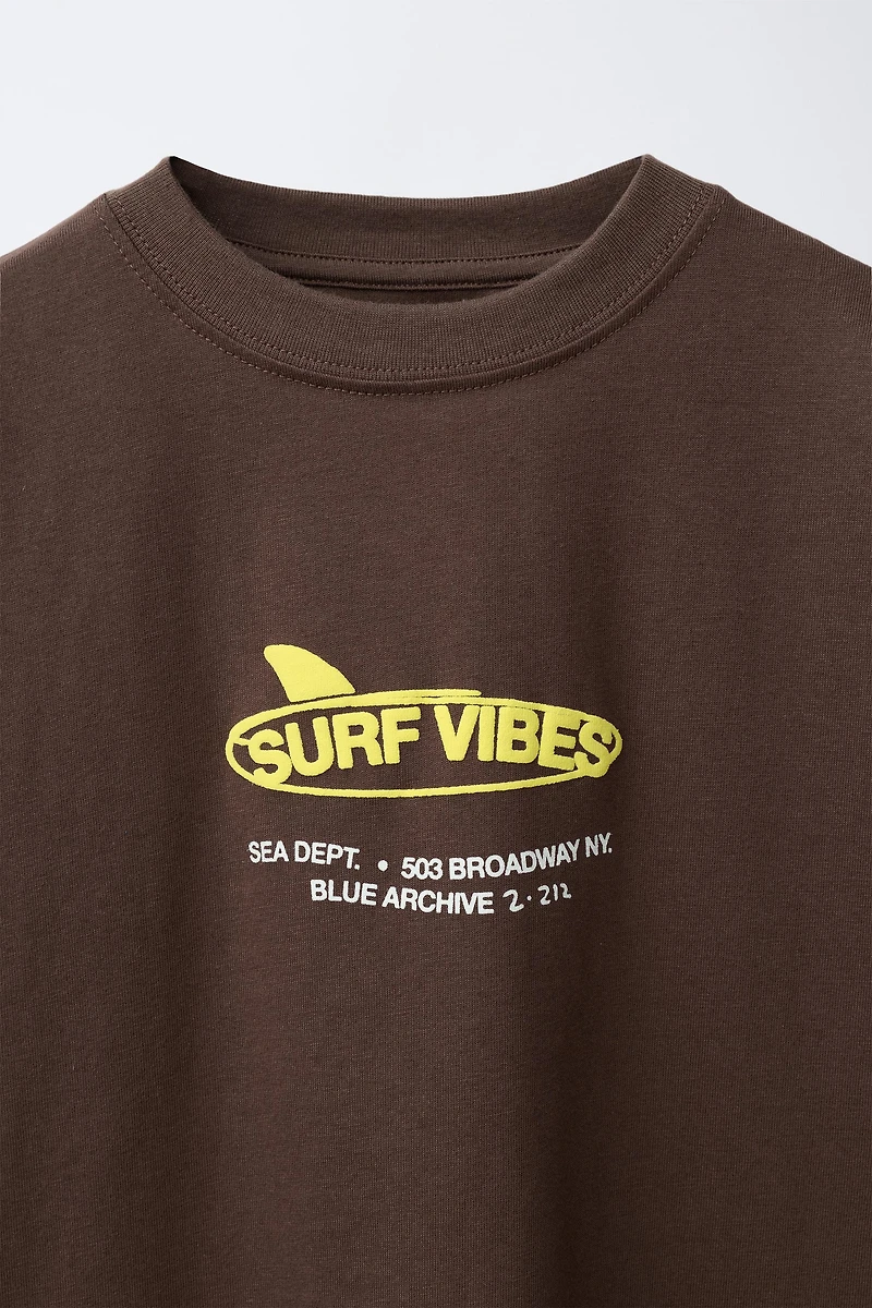 SURF VIBES RAISED T-SHIRT
