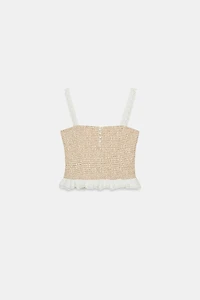 COMBINATION TEXTURED TOP