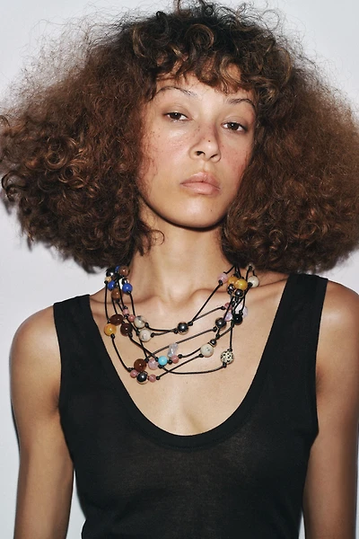 COLLIER LACET MULTIPOSITION FANTAISIE