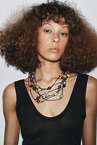 COLLIER LACET MULTIPOSITION FANTAISIE