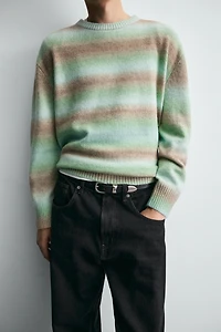TEXTURED STRIPED JUMPER