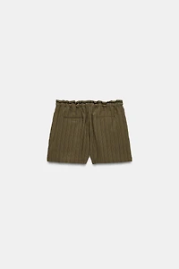 ZW COLLECTION JACQUARD STRIPED SHORTS