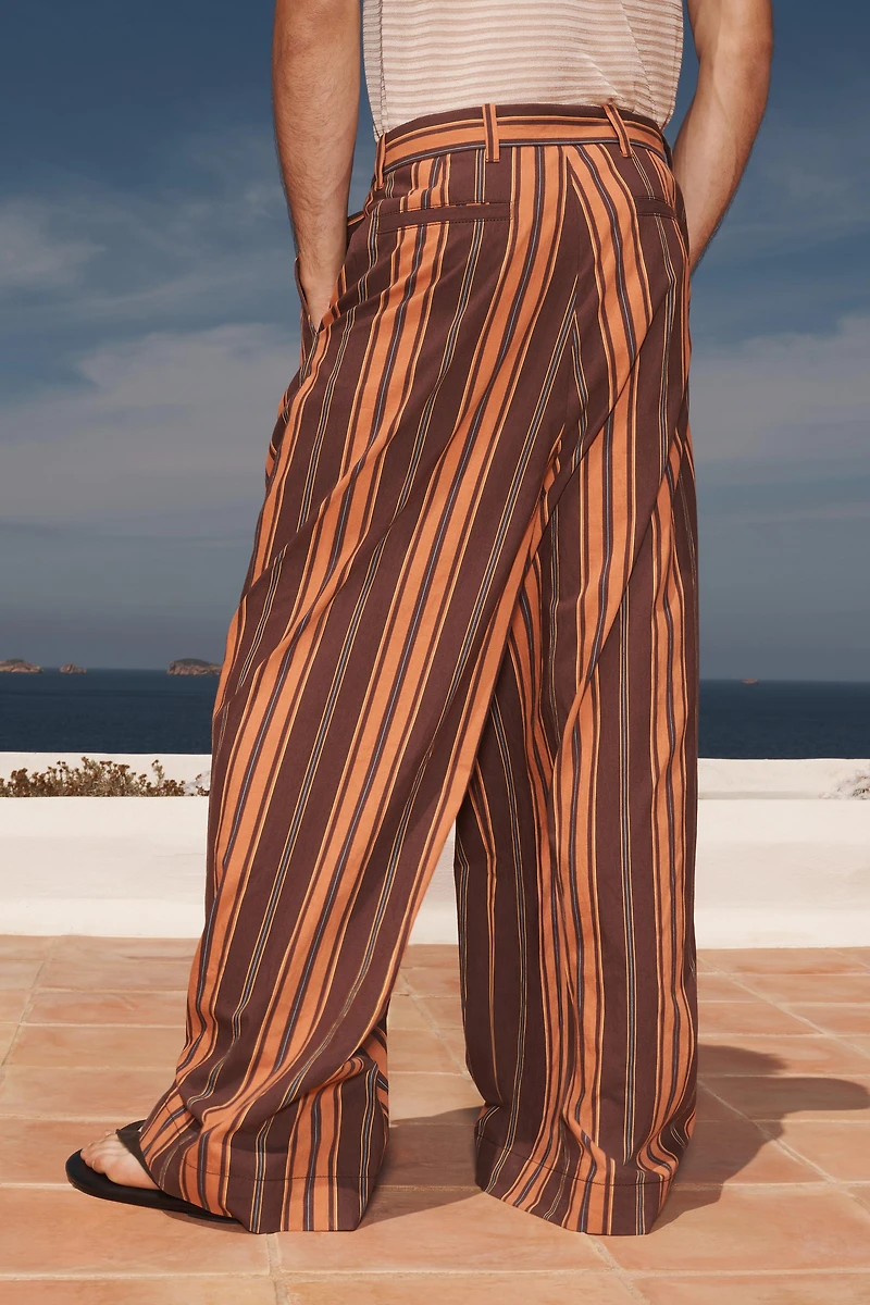 LIMITED EDITION STRIPED SUIT PANTS