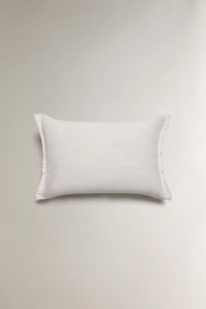 LINEN THROW PILLOW COVER