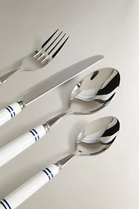 4-PIECE CERAMIC FLATWARE SET