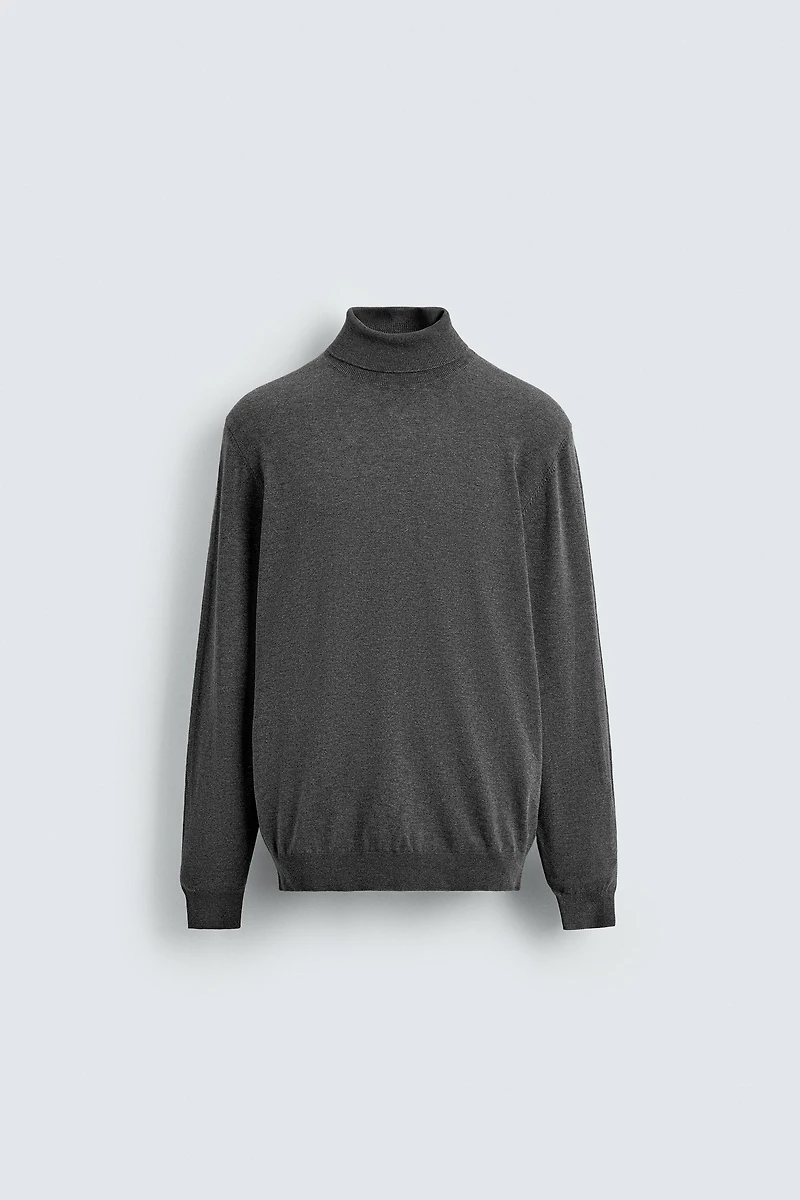 BASIC HIGH NECK SWEATER