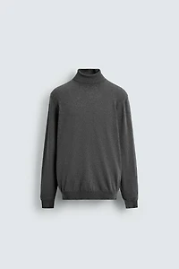 BASIC HIGH NECK SWEATER
