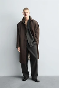 LONG WOOL BLEND TRENCH COAT LIMITED EDITION