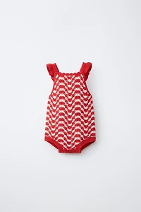 CROCHET KNIT ROMPER