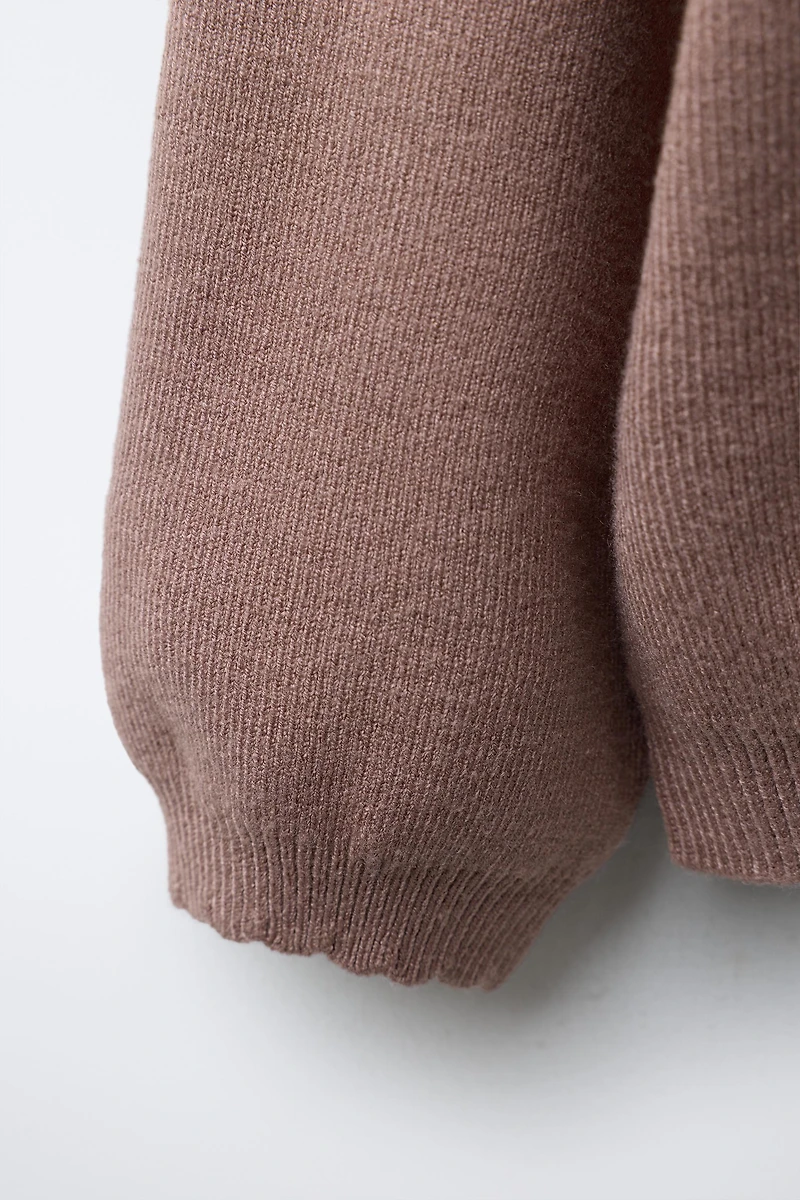 EMBROIDERED FLORAL KNIT JUMPER