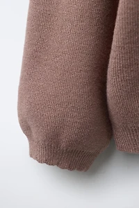 EMBROIDERED FLORAL KNIT JUMPER