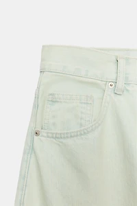 TRF MID-RISE FOLDED HEM BARREL JEANS