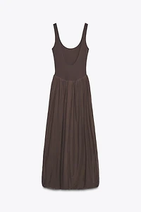 COMBINATION TULLE DRESS