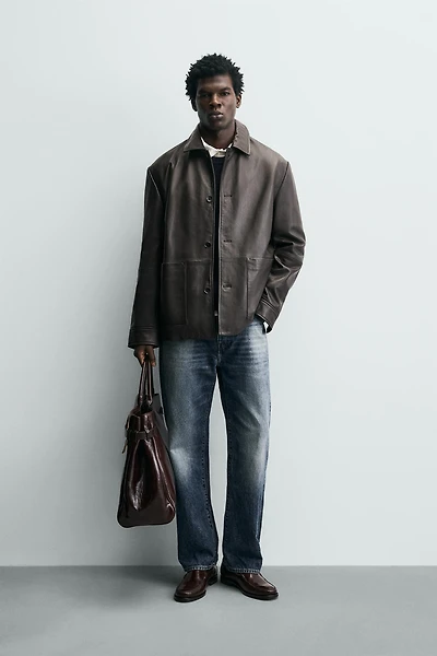 NAPPA LEATHER POCKET JACKET