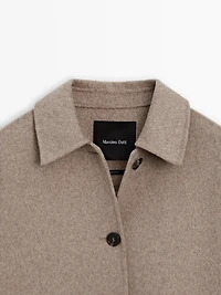 Medium wool blend coat