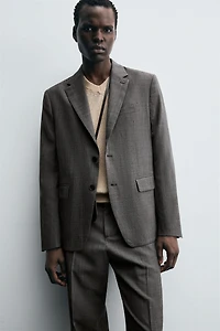 BLAZER COSTUME À CARREAUX
