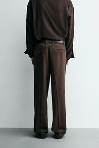 PLEATED BUTTONED PANTS
