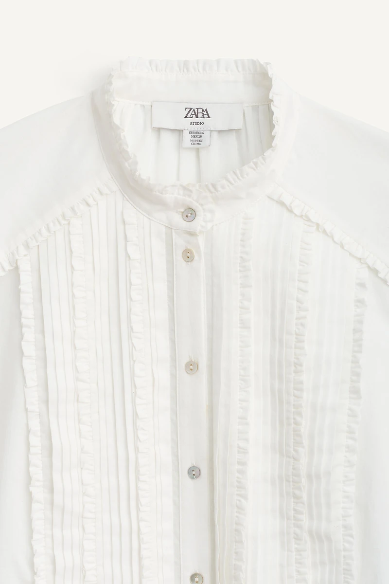 LIMITED EDITION PLEATED SHIRT