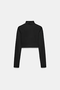 NYLON CROP TOP