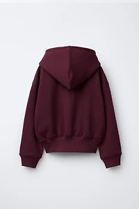 TEXT HOODIE SWEATSHIRT