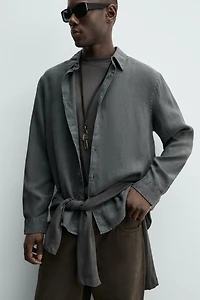 100% LINEN REGULAR FIT SHIRT
