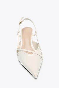 STRAPPY BUCKLE HEELS