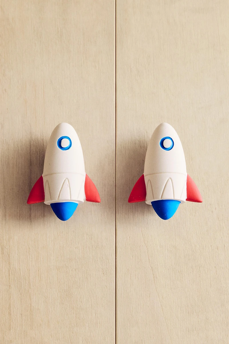 KIDS' SPACESHIP KNOB PACK (PACK OF 2)