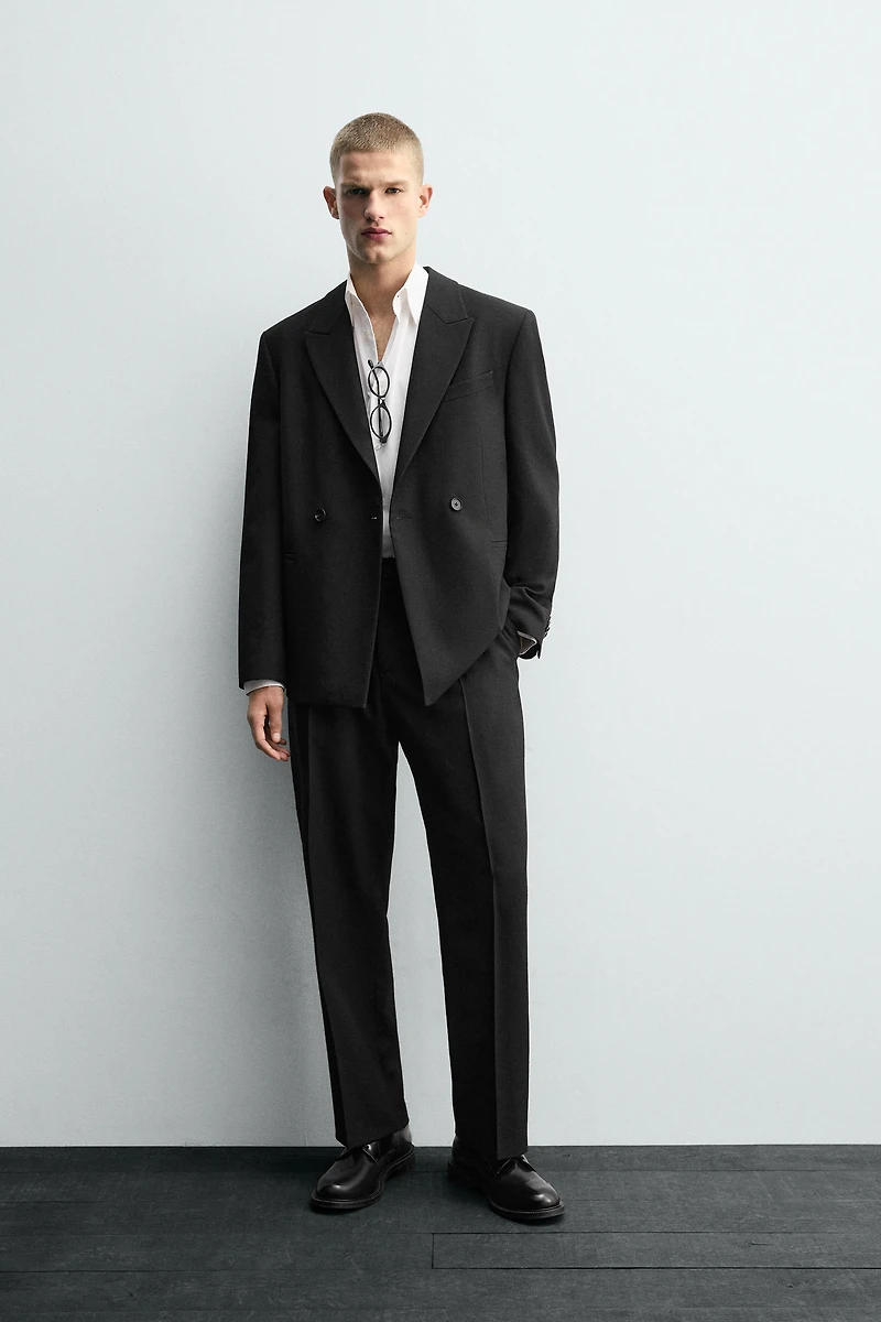 PANTALON DE COSTUME 100 % LAINE