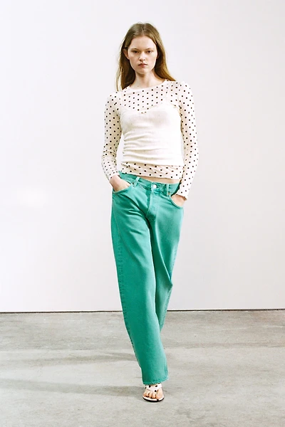 POINTELLE STRAP T-SHIRT