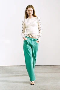 POINTELLE STRAP T-SHIRT