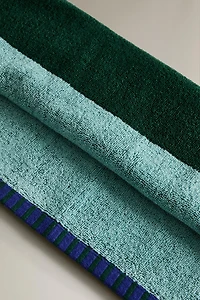 SERVIETTE DE BAIN COTON RAYURES X COLLAGERIE