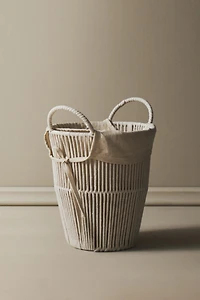 POUBELLE À PAPIER SALLE DE BAIN DOUBLURE COTON