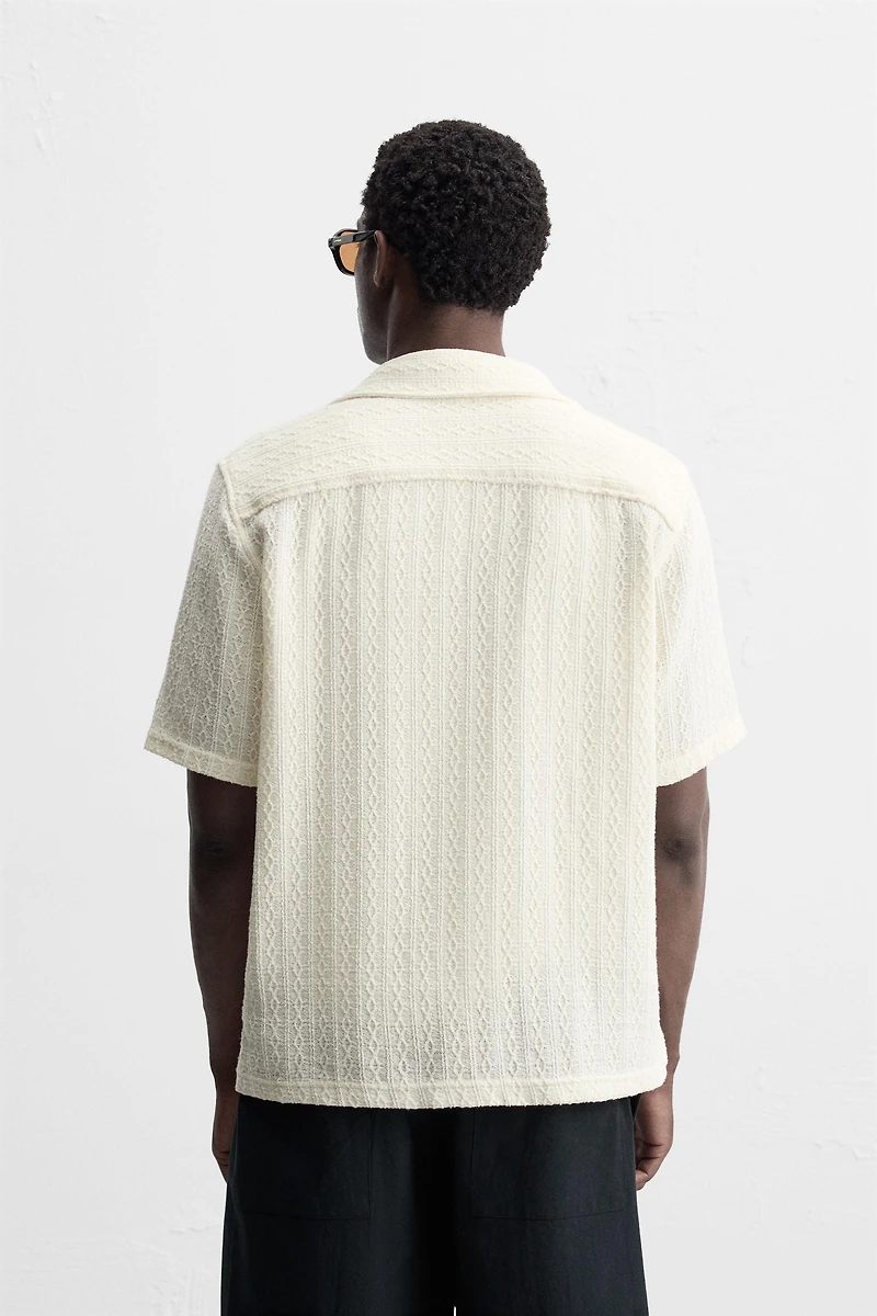 GEOMETRIC JACQUARD SHIRT