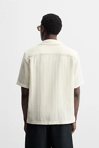 GEOMETRIC JACQUARD SHIRT