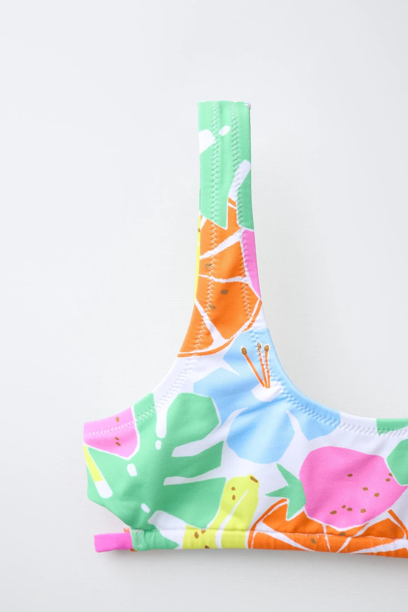 6-14 YEARS / FRUIT PRINT BIKINI
