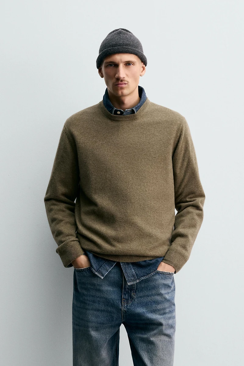 REGULAR FIT CASHMERE JUMPER