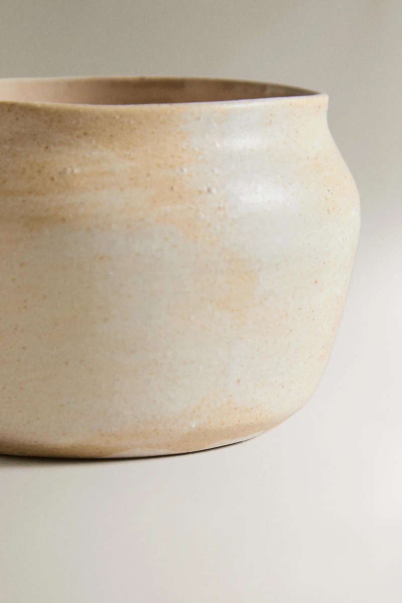 STONEWARE PITCHER AND TUMBLER SET (SET OF 2)