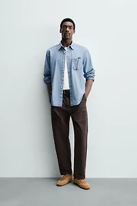 REGULAR FIT CHAMBRAY SHIRT