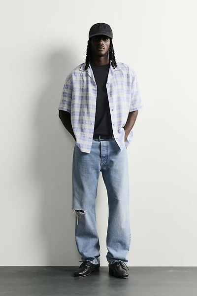 CHECK JACQUARD SHIRT