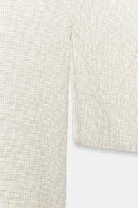 ZW COLLECTION CHECKED SHIRT