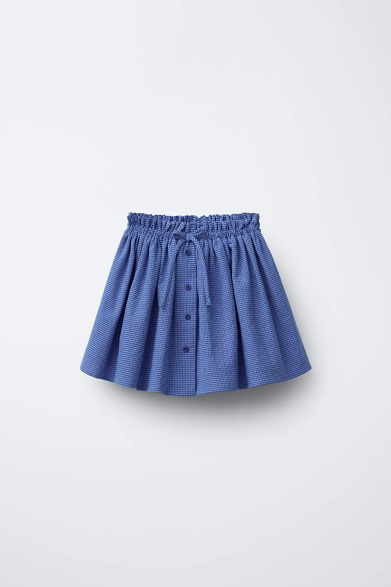 JUPE-SHORT À CARREAUX VICHY