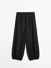 Linen sarouel trousers