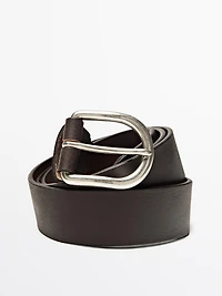 Ceinture en cuir nappa