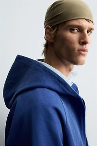 BOXY FIT HOODIE SWEATSHIRT