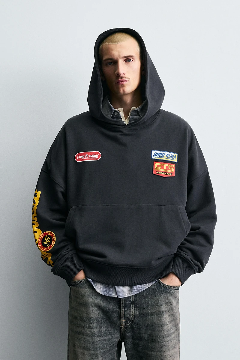 COMBINED PATCH SWEATSHIRT