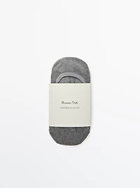 Pack of 3 pairs no-show cotton blend socks